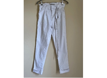 MAVI JEANS White High Rise Cuffed Jeans Size 25