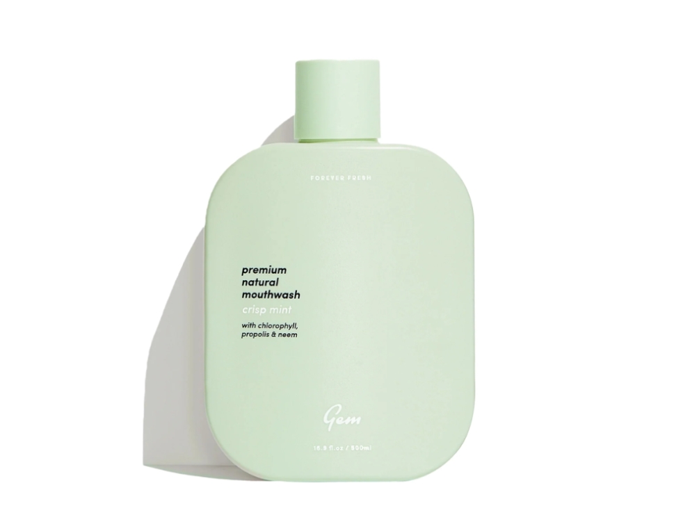 Gem Premium Natural Mouthwash - Crisp Mint 