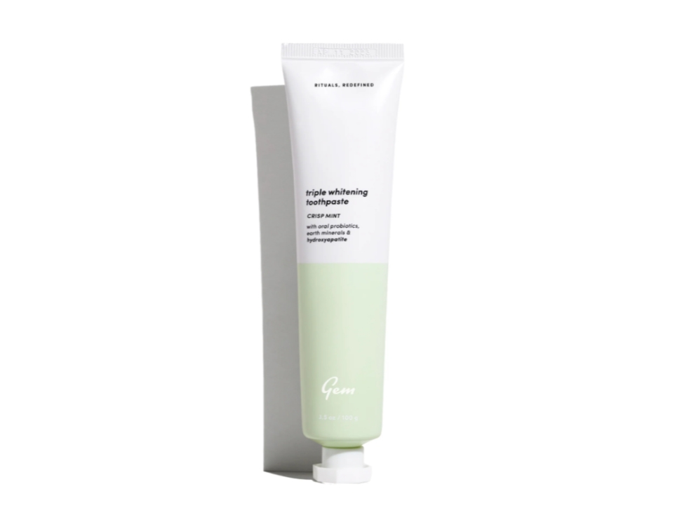 Gem Triple Whitening Toothpaste - Crisp Mint