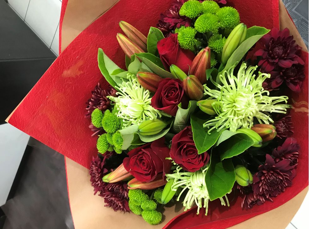 GIFT WRAPPED BOUQUET