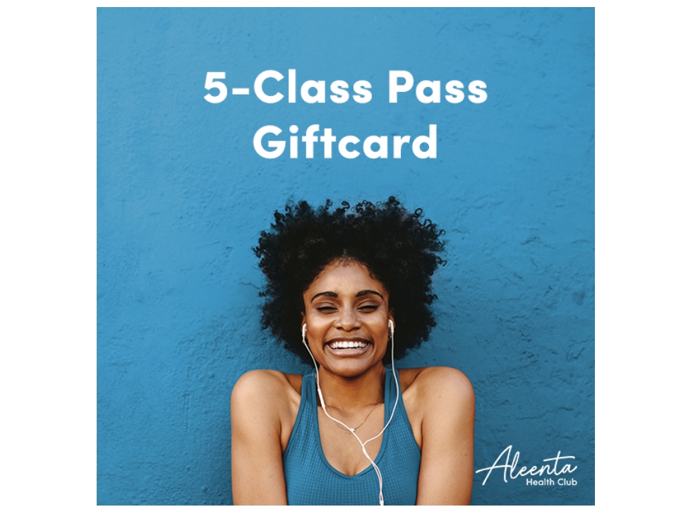 5-Class Pass Giftcard $145